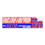 2012 Republican Presidential Candidates Sticker Bumper Stickers