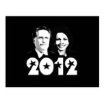 2012 ROMNEY RICE PORTRAIT.png Post Cards