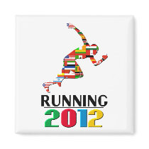 2012: Running Fridge Magnet