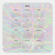 2012 Sticker Calendar