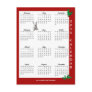 2012 Westie Christmas Wishes Calendar Postcard