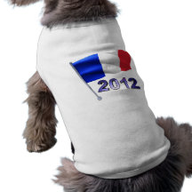 2012 with French flag Doggie Tee Shirt