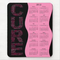 2012 Year for Cure Yearly Calendar