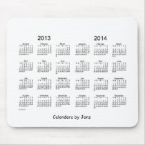 2013 - 2014 2 Year Calendar Mouse Pads