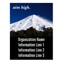 2013 Aim High Motivational Company Calendar Post Card