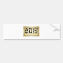 2013 BUMPER STICKER