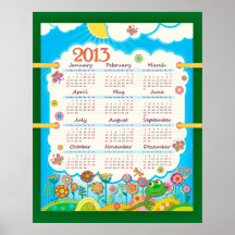 2013 Calendar 3 Poster