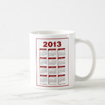 2013 Calendar mugs