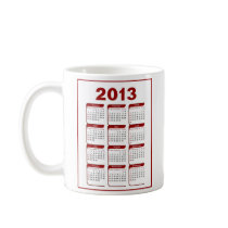 2013 Calendar dragon mugs