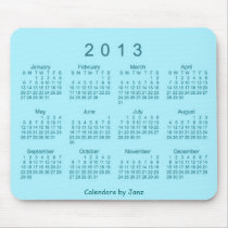 2013 Calendar Mouse Pad