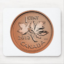 2013 Canadian penny Mousepads
