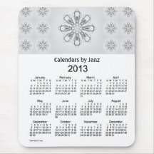 2013 English Rosette Calendar Mouse Pads