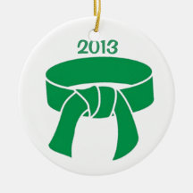 2013 Green Belt Ornament