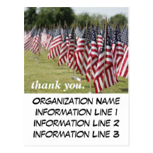2013 Memorial Day Thanks Company Calendar Post Cards