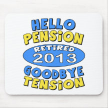 2013 Retirement Mouse Pad