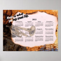 2013 Trumpet Poster Calendar - Feelings Sound Like posters