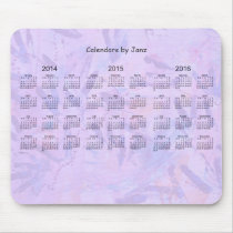 2014-2016 3 Year Calendar Mousepad