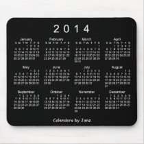 2014 Calendar Mouse Pads