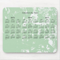 2015-2017 3 Year Calendar Mouse Pads