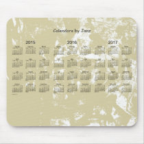 2015-2017 3 Year Calendar Mousepads