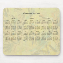 2015-2017 3 Year Calendar Mouse Pads