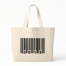 2015 barcode tote bag