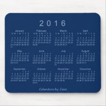 2016 Calendar Mousepads