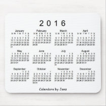 2016 Calendar Mousepad