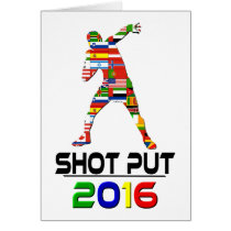 2016:Shotput Greeting Card