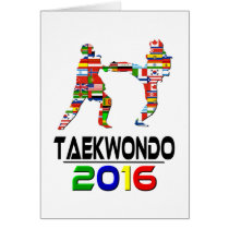 2016:Taekwondo Greeting Cards