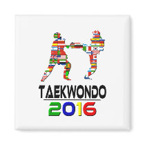 2016:Taekwondo Refrigerator Magnets
