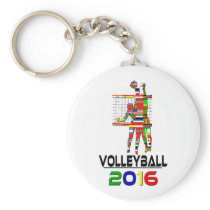 2016:Volleyball Key Chains