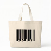 2017 barcode tote bag