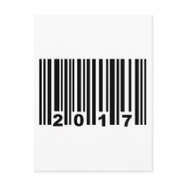 2017 barcode post card