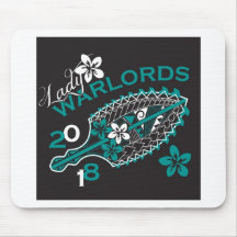 2018 Lady Warlords - Black Mousepad