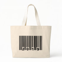2019 barcode tote bag