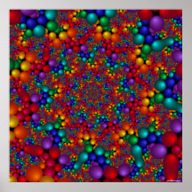 203 Poster with black spots pattern detail feature