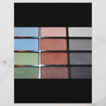 209 COLORFUL EYE SHADOW MAKEUP FASHION BEAUTY SPA FLYER DESIGN