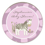 20 - 1.5"  Favor Stickers Jacana Girl Jungle Zoo