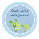20 - 1.5"  Favor Stickers Turtle Reef Ocean Sea