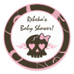 20 - 1.5" Favour Stickers Girly Girl Pink Punk Sku