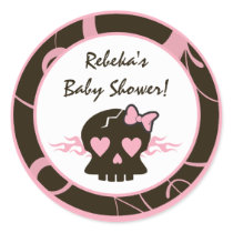 20 - 1.5" Favour Stickers Girly Girl Pink Punk Sku