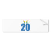 20 Candles (Blue / Green)