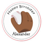 20 Customizable Cupcake Toppers Baseball Glove