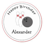 20 Customizable Cupcake Toppers Bowling Party