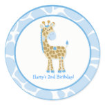 20 Customizable Cupcake Toppers Jungle Giraffe stickers