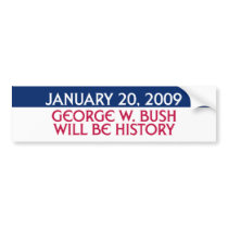 20 janvier 2009 - George W. Bush sera histoire autocollants pour voiture