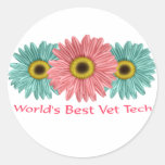 20 world's best vet tech sticker