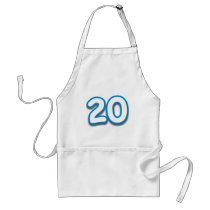 20 Year Birthday or Anniversary - Add Text Aprons