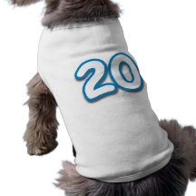 20 Year Birthday or Anniversary - Add Text Doggie Tee